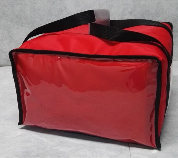 Borsa  Termica Porta Pizza  Rossa/Nero (per 5 cartoni) - immagine 5