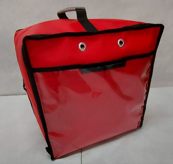 Borsa  Termica Porta Pizza  Rosso/Nero (per 8 cartoni)