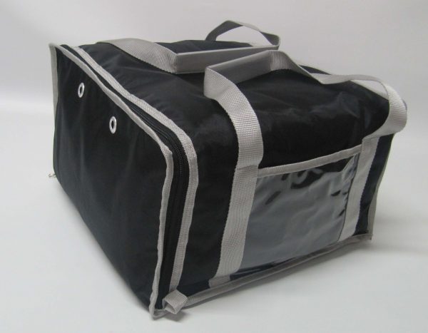 Borsa  Termica Porta Pizza  Nera/Grigio (per 5 cartoni) - immagine 3