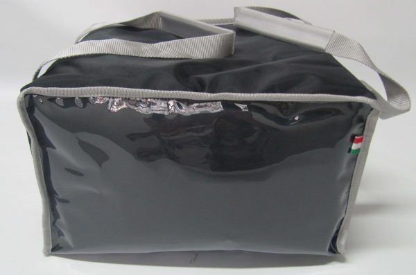 Borsa  Termica Porta Pizza  Nera/Grigio (per 5 cartoni) - immagine 5