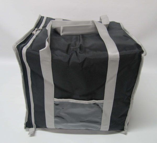 Borsa  Termica Porta Pizza  Nera/Grigio (per 8 cartoni) - immagine 3