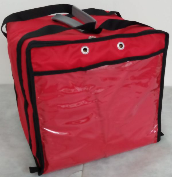 Borsa  Termica Porta Pizza  Rosso/Nero (per 8 cartoni) - immagine 5