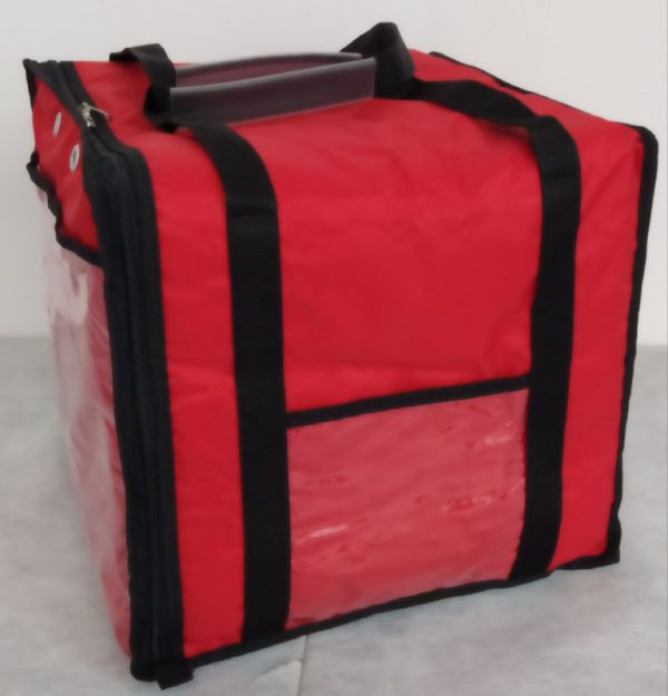 Borsa  Termica Porta Pizza  Rosso/Nero (per 8 cartoni) - immagine 6
